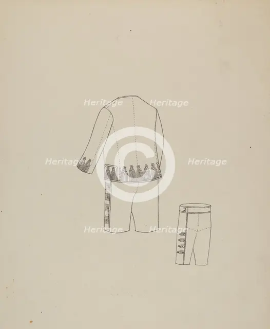 Boy's Suit, 1935/1942. Creator: Nancy Crimi.