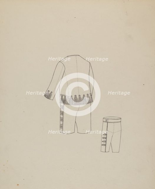 Boy's Suit, 1935/1942. Creator: Nancy Crimi.
