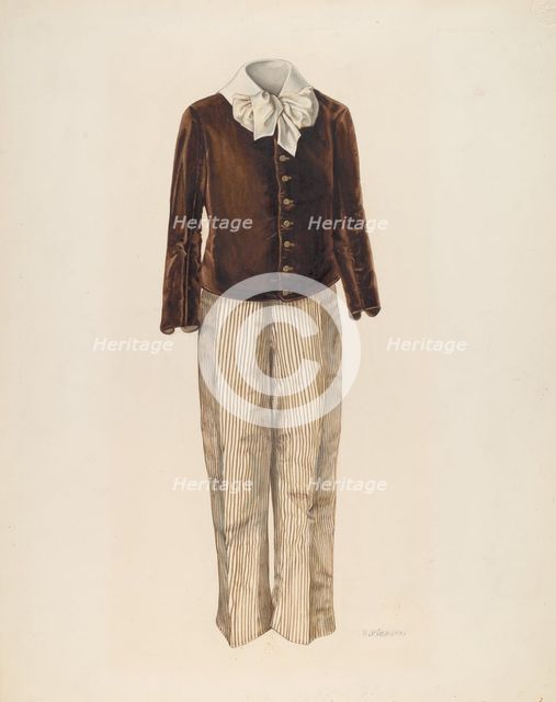 Boy's Suit, 1935/1942. Creator: Ruggiero Pierotti.