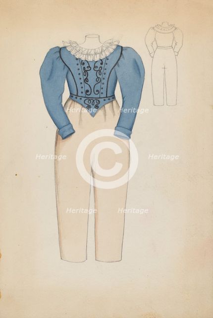 Boy's Suit, c. 1936. Creator: Dorothy Gernon.
