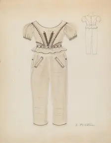 Boy's Suit, c. 1936. Creator: Jean Peszel