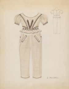 Boy's Suit, c. 1936. Creator: Jean Peszel