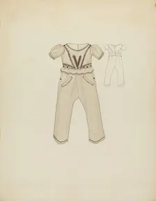Boy's Suit, c. 1936. Creator: Nancy Crimi