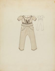 Boy's Suit, c. 1936. Creator: Nancy Crimi