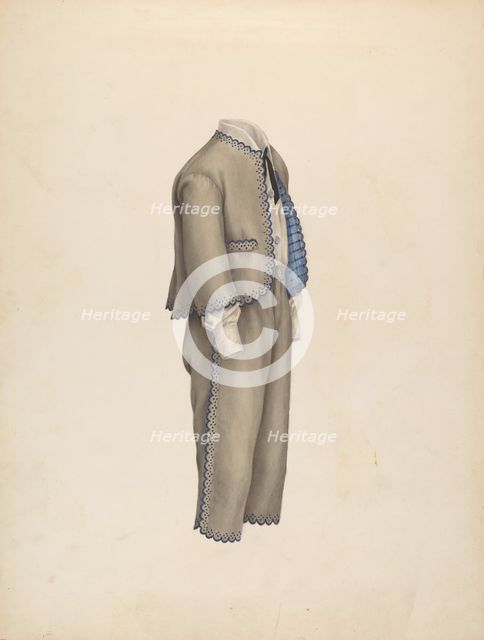 Boy's Suit, c. 1939. Creator: Henry De Wolfe.