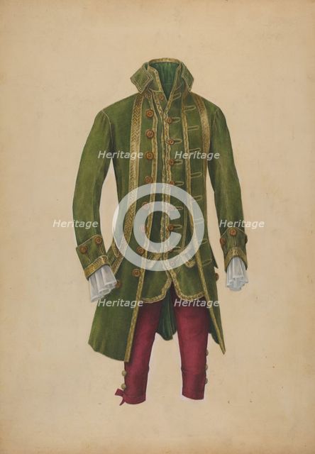 Boy's Suit, c. 1939. Creator: Henry De Wolfe.