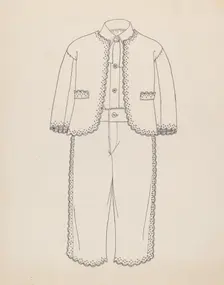 Boy's Suit, c. 1939. Creator: Henry De Wolfe