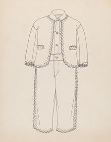 Boy's Suit, c. 1939. Creator: Henry De Wolfe