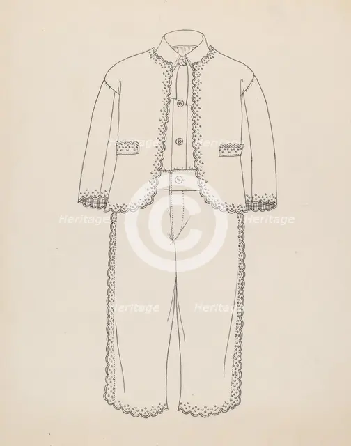 Boy's Suit, c. 1939. Creator: Henry De Wolfe.