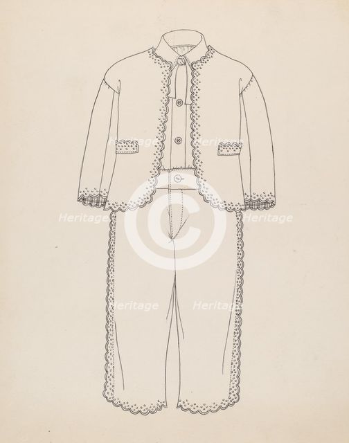 Boy's Suit, c. 1939. Creator: Henry De Wolfe.