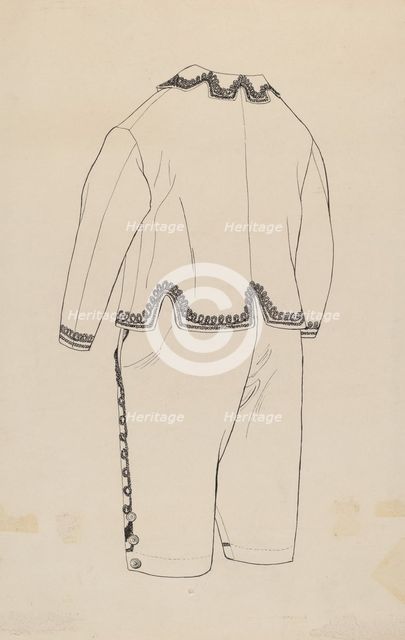 Boy's Suit, c. 1939. Creator: Julie C Brush.