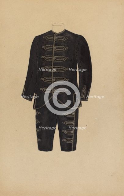 Boy's Suit, c. 1940. Creator: Nancy Crimi.