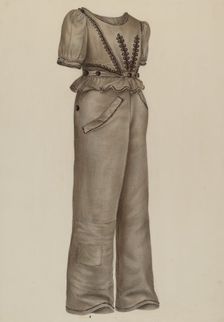Boy's Suit, c. 1941. Creators: Charles Mannino, Nancy Crimi
