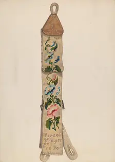 Boy's Suspenders, c. 1938. Creator: Katherine Hastings