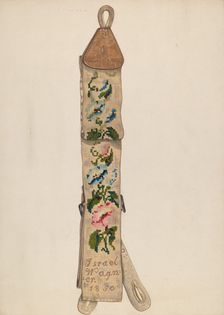 Boy's Suspenders, c. 1938. Creator: Katherine Hastings