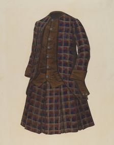 Boy's Poplin Suit, 1935/1942. Creator: Daniel Marshack