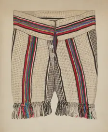 Boy's Pants, c. 1937. Creator: Florence Huston