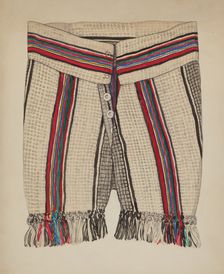 Boy's Pants, c. 1937. Creator: Florence Huston