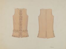Boy's Waistcoat, c. 1936. Creator: Syrena Swanson