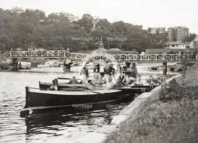 Boy Scout pageant, Mosman Bay, n.d. Creator: Unknown.