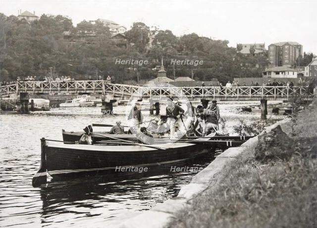 Boy Scout pageant, Mosman Bay, n.d. Creator: Unknown.