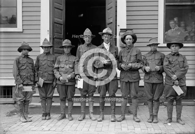 Boy Scouts, 1913. Creator: Harris & Ewing.