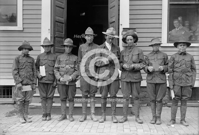 Boy Scouts, 1913. Creator: Harris & Ewing.
