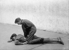 Boy Scouts Training Demonstration, 1912. Creator: Harris & Ewing