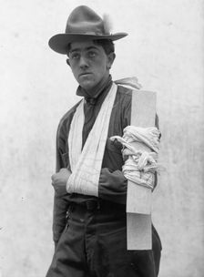 Boy Scouts Training Demonstration, 1912. Creator: Harris & Ewing