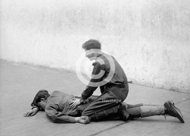 Boy Scouts Training Demonstration, 1912. Creator: Harris & Ewing.