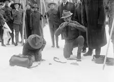 Boy Scouts - Visit of Sir Robert Baden-Powell To D.C. Demonstration, 1911. Creator: Harris & Ewing