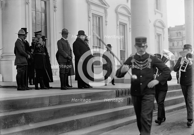 Boy Scouts - Visit of Sir Robert Baden-Powell To DC Reviewing Parade: All Or Some of Foregoing, 1911 Creator: Harris & Ewing.