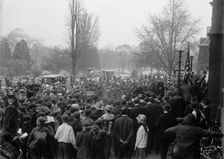 Boy Scouts, at Department of Agriculture, 1917. Creator: Harris & Ewing