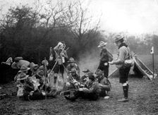 Boy scouts camping, 1926. Creator: Unknown