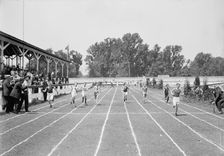 Boy Scouts - Field Sports, 1914. Creator: Harris & Ewing