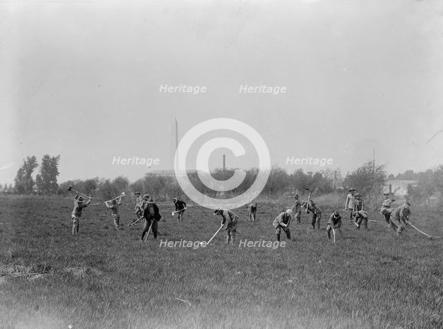 Boy Scouts Gardening In Potomac Park, 1917. Creator: Harris & Ewing.
