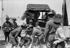 Boy Scouts - Scouts At Gettysburg, 1913. Creator: Harris & Ewing