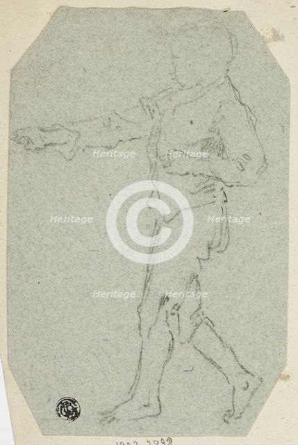 Boy Walking in Profile, n.d. Creator: Unknown.