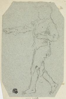 Boy Walking in Profile, n.d. Creator: Unknown