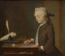 Boy with a Top (A Child with a Teetotum), 1738