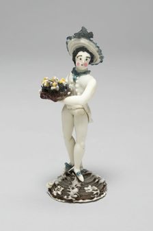 Boy with a Basket, France, 1750/99. Creator: Verres de Nevers