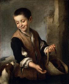 Boy with a Dog c1650-c1660. Artist: Bartolomé Esteban Murillo