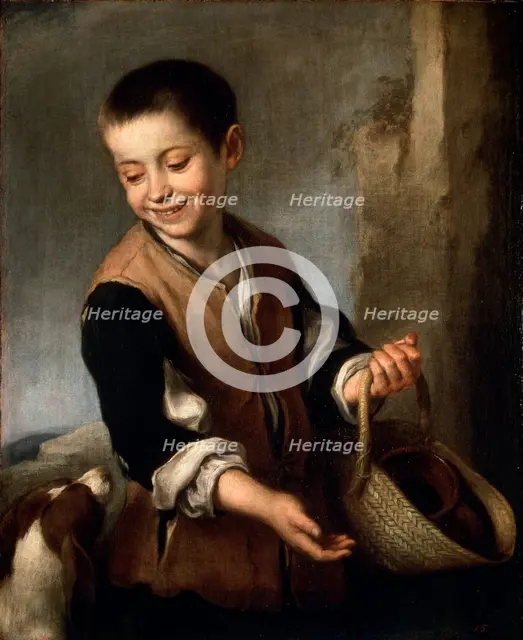 'Boy with a Dog', c1650-c1660. Artist: Bartolomé Esteban Murillo 