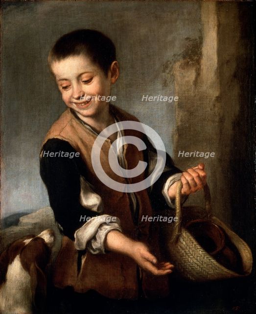 'Boy with a Dog', c1650-c1660. Artist: Bartolomé Esteban Murillo 
