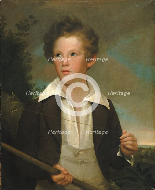 Boy with a Fishing Pole, ca. 1840. Creator: Unknown.