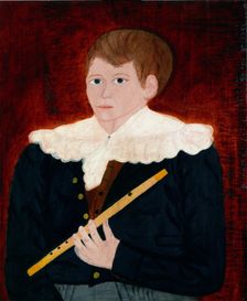 Boy with a Flute, c1820. Creator: Unknown