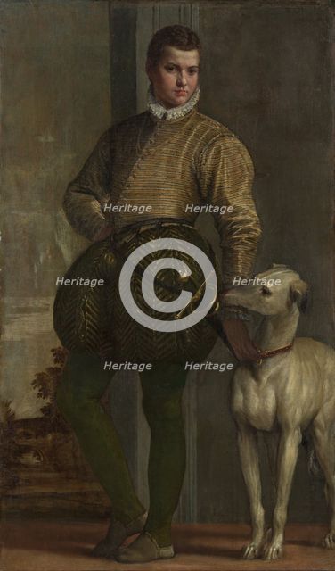 Boy with a Greyhound, possibly 1570s. Creator: Paolo Veronese.