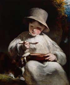 Boy with a Kitten, 1807. Creator: William Owen
