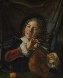 Boy with a Lute, ca. 1625. Creator: Frans Hals