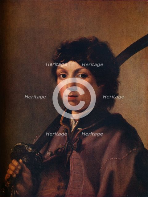 'Boy with a Sabre', c1640. Artist: Hendrik Gerritsz Pot.